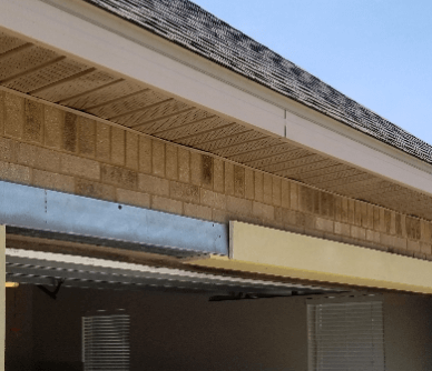 garage lintel repair before